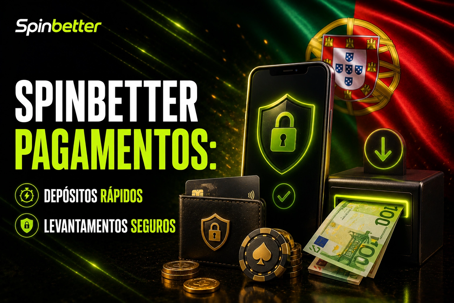 Depósitos Spin Better com bônus disponíveis